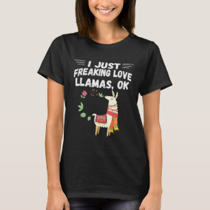Ich habe nur Liebe Llamas Ok Novelty beast Anim T-Shirt