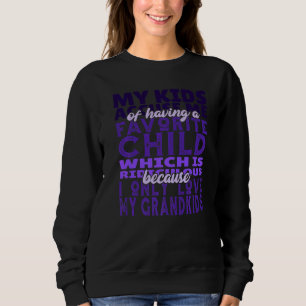 Ich habe nur Liebe meine Großkinder Oma & Opa-Zita Sweatshirt
