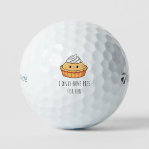'Ich habe nur Torten für dich' Spielerei Romantisc Golfball