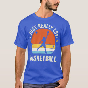 Ich habe nur wirklich Liebe Basketball 0s Retro Vi T-Shirt