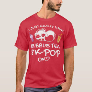Ich habe nur wirklich Liebe Blasen Tee & k-Pop K-P