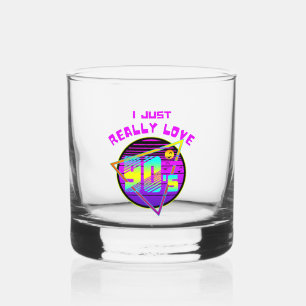ICH HABE NUR WIRKLICH LIEBE DER 90ER WHISKYGLAS