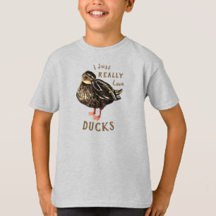 Ich habe nur wirklich Liebe Enten Kinder T - Shirt