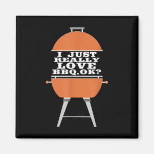Ich habe nur wirklich Liebe Grillen Barbecue Grill Magnet