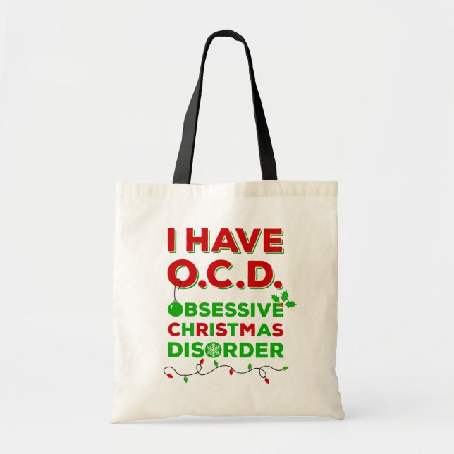 Ich habe OCD besessene Tragetasche (Vorne)