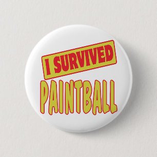 ICH HABE PAINTBALL ÜBERLEBT BUTTON