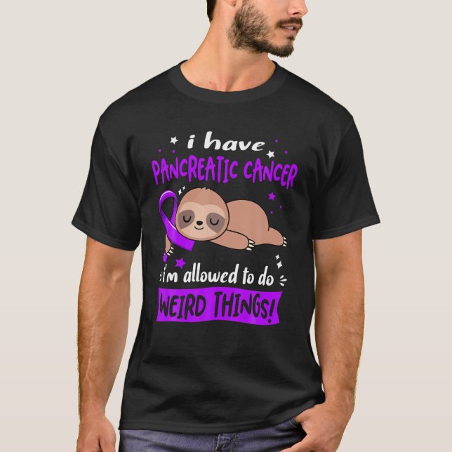 Ich habe Pankreaskarzinom, ich darf seltsame T mac T-Shirt (Vorderseite)