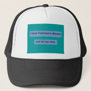 Ich habe Parkinson-Krankheit und er hat Bergwerk Truckerkappe