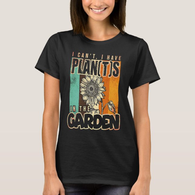 Ich habe Plane mit mein Pflanzen Whisperer Gärtner T-Shirt (Vorderseite)
