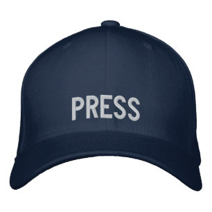 Ich habe Presseausweis! Frag einfach Bestickte Baseballkappe