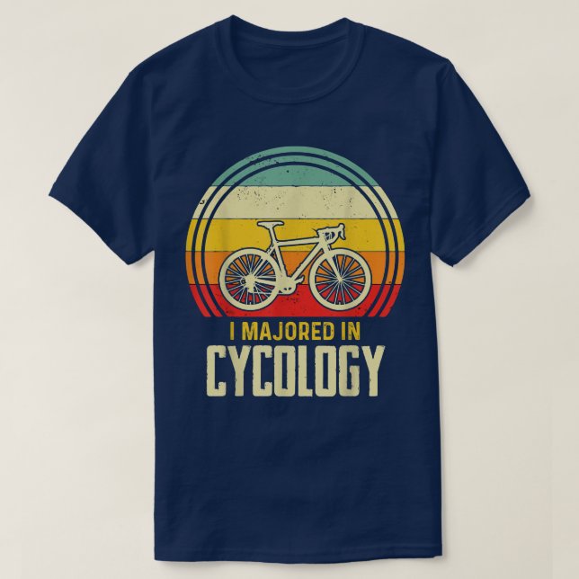 Ich habe Radsport studiert T-Shirt (Design vorne)
