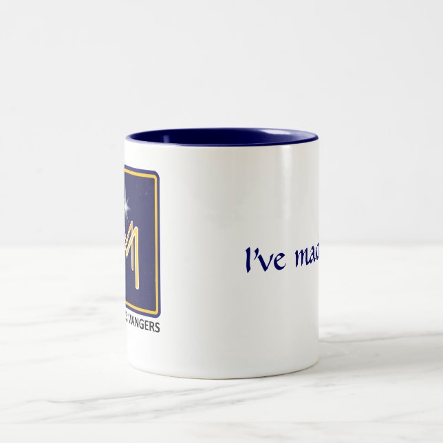 Ich habe Raum gemacht Zweifarbige Tasse (Mittel)