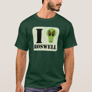 Ich habe Roswell Fun Alien Logo Design T-Shirt