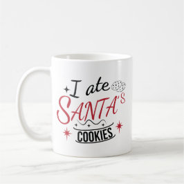 Ich habe Santas Kekse gegessen Lustiges Weihnachte Kaffeetasse