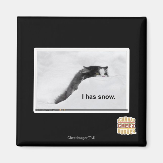 Ich habe Schnee. Magnet (Vorne)