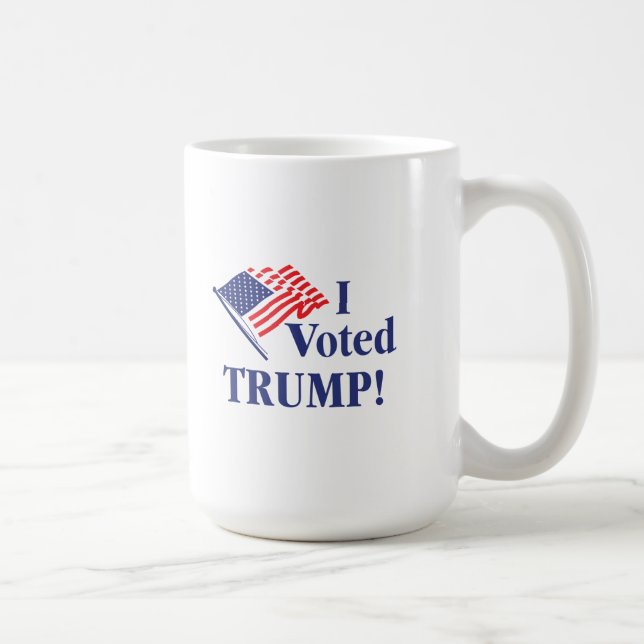 Ich habe Trump gewählt Kaffeetasse (Rechts)
