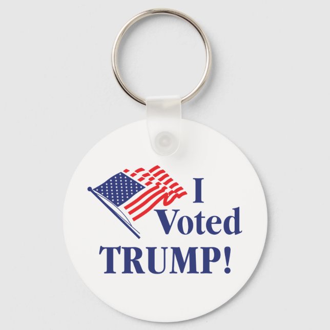 Ich habe Trump gewählt Schlüsselanhänger (Vorderseite)