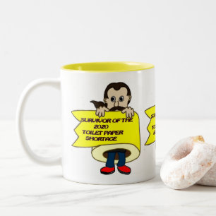 Ich habe überlebt zweifarbige tasse