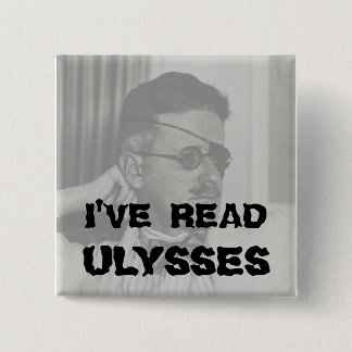 "Ich habe Ulysses" Knopf gelesen Button