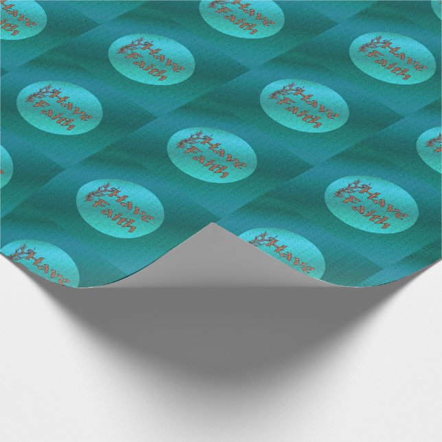 Ich habe Vertrauen Inspiration Geschenkpapier (Ecke)