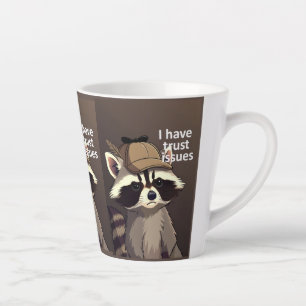 Ich habe Vertrauensprobleme Waschbär Tasse   Lusti