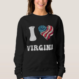 ICH HABE VIRGINIA SOUVENIR FÜR URLAUB VORGESEHEN SWEATSHIRT