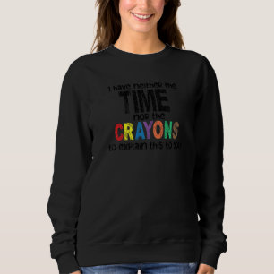 Ich habe weder die Zeit noch die Stifte, um es zu Sweatshirt