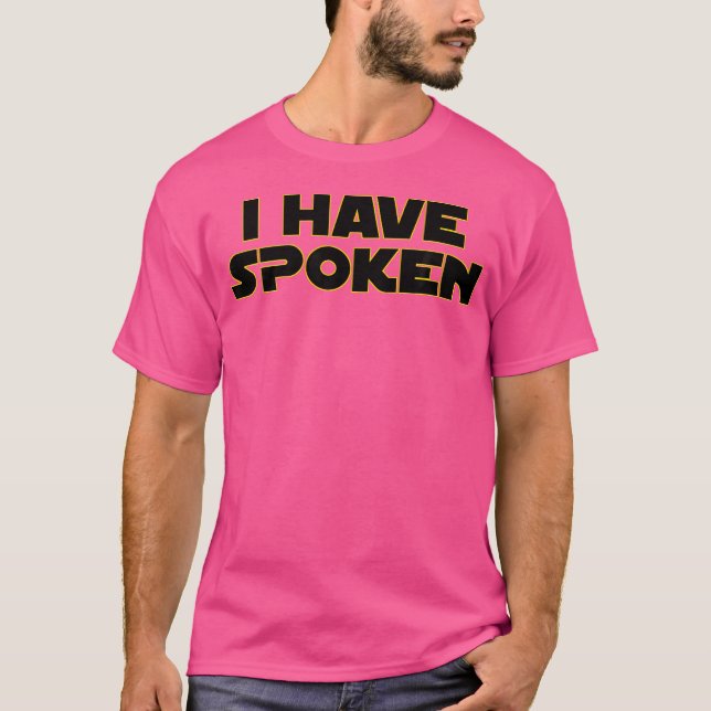 Ich habe WeltraumWestern gesprochen T-Shirt (Vorderseite)