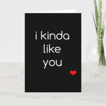 Ich habe wie du Valentinstag Card