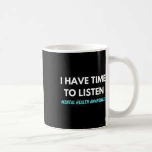 Ich habe Zeit, das Bewusstsein für Suizidpräventio Kaffeetasse
