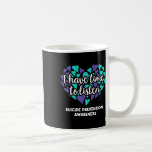 Ich habe Zeit, das Bewusstsein für Suizidpräventio Kaffeetasse