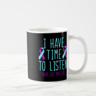 Ich habe Zeit, das Bewusstsein für Suizidpräventio Kaffeetasse
