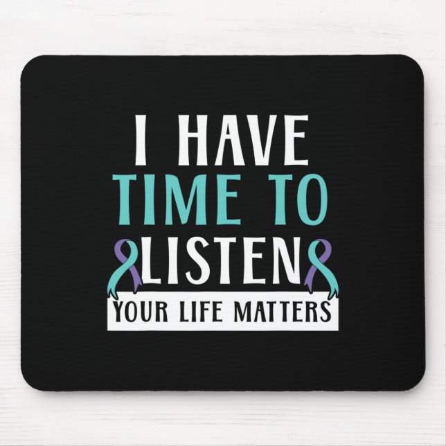 Ich habe Zeit mir deine Lebensfragen anzuhören, di Mousepad (Vorne)