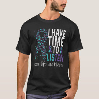 Ich habe Zeit, mir die Aquamarine Purp zur Suizidp T-Shirt