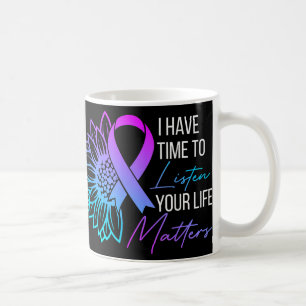 Ich habe Zeit, mir die psychische Gesundheit von S Kaffeetasse