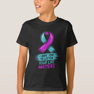 Ich habe Zeit, mir die Selbstmordpräventi Ihres Le T-Shirt