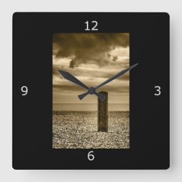 Ich habe Zeit Quadratische Wanduhr