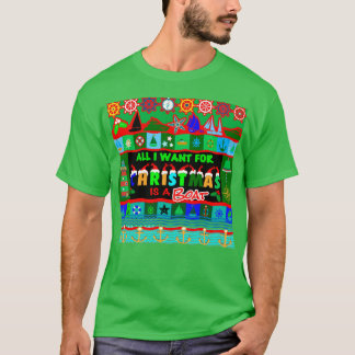 Ich habe zu Weihnachten ein Boot Gewollt T-Shirt