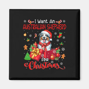Ich habe zu Weihnachten einen australischen Hirten Magnet