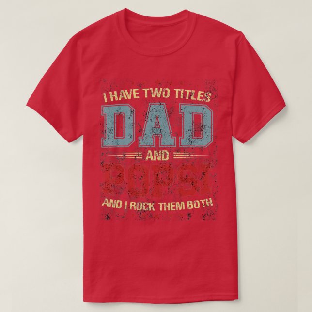 Ich habe zwei kleine Vater und Popsi Geschenke T-Shirt (Design vorne)