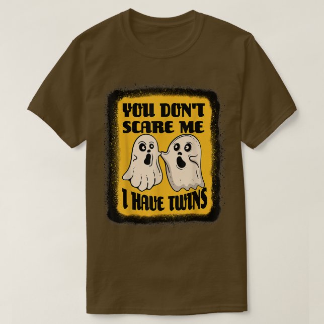 Ich habe zwei lustige Boo Ghost Halloween Kostüme  T-Shirt (Design vorne)