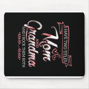 Ich habe zwei Titel Mama, Muttertagsgeschenk, Lieb Mousepad