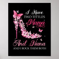 Ich habe zwei Titel Mama Nana High Heel Schuhe