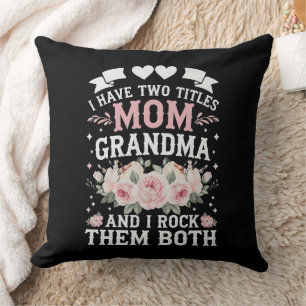 Ich habe zwei Titel Mama und Oma Niedlich Mütter T Kissen