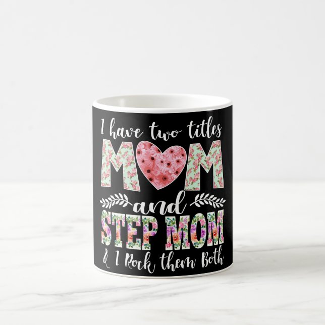 Ich habe zwei Titel, Mama und Stepama, ich habe si Kaffeetasse (Mittel)