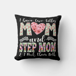 Ich habe zwei Titel, Mama und Stepama, ich habe si Kissen
