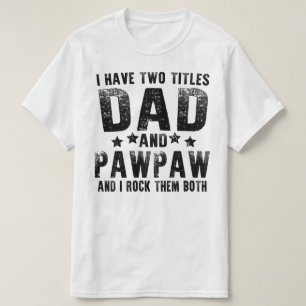 ich habe zwei Titel Papa und Opa T-Shirt