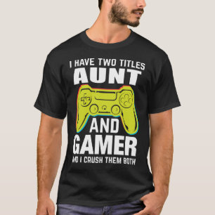 Ich habe zwei Titel und Gamer und ich zerreiße sie T-Shirt