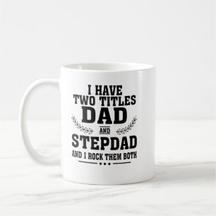 Ich habe zwei Titel Vater Shirt Kaffeetasse