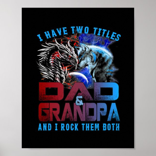 Ich habe zwei Titel Vater und Großvater Wolf Drach Poster (Vorne)
